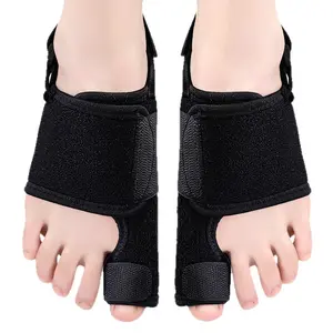 Thumb Valgus Orthosis Big Toe Bone Toe Separator Adjustable Day and Night Toe Fixation Strap