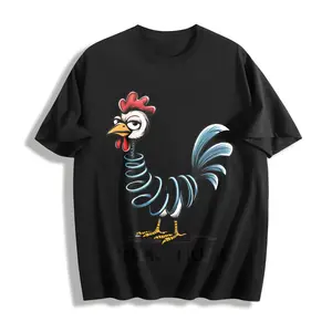 Funny Spring Chicken Shirt, Sassy Bendy Chicken Shirt, Farm Animal Humor T-Shirt, Trendy Chicken Lover Tee