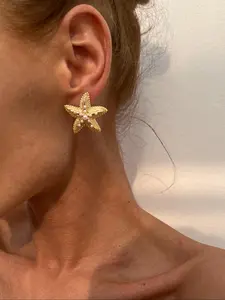 Summer Beach Vacation Jewelry Set, Zinc Alloy Material, Plain Pattern Design, All-Season Wear, Casual Style Accessory