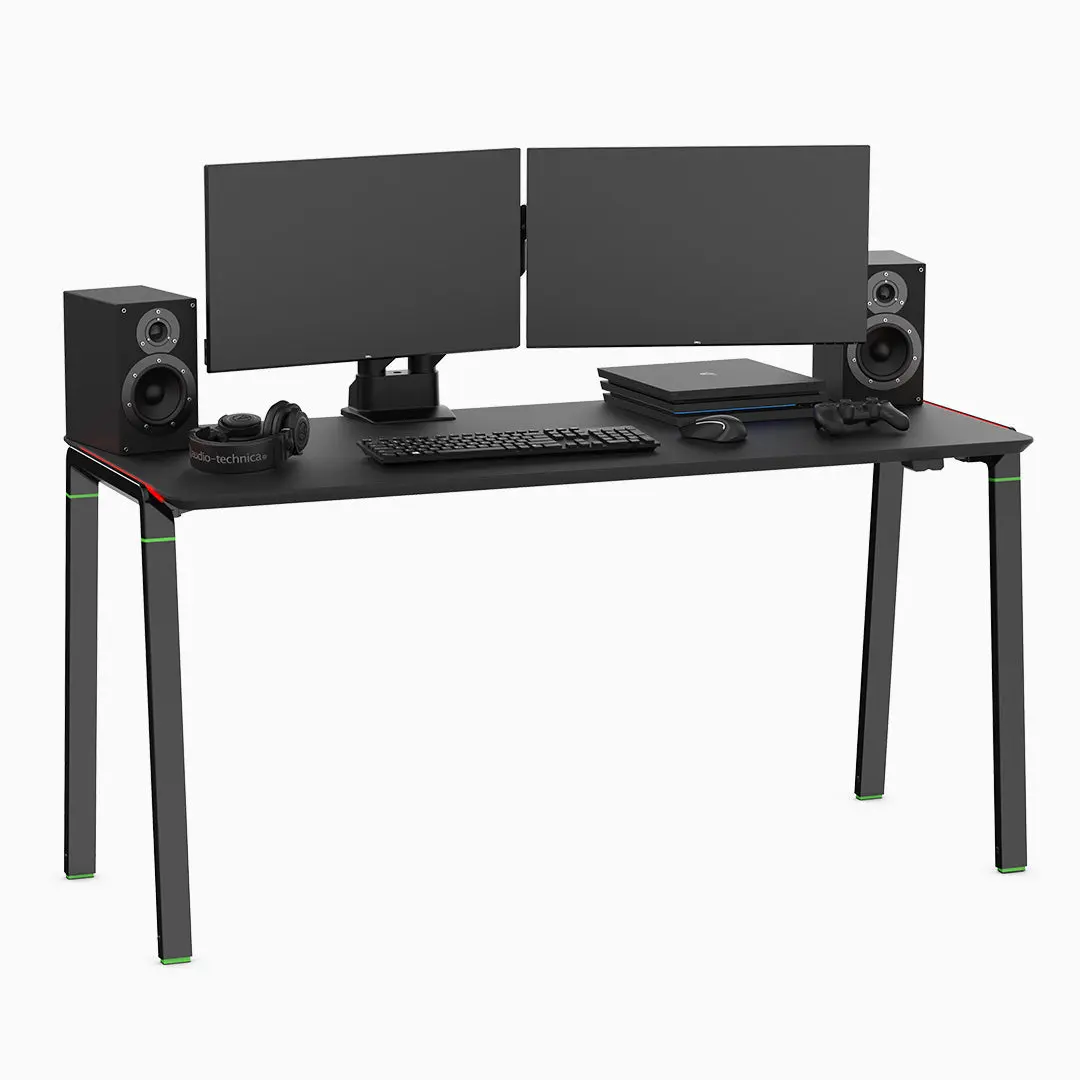 Desky RGB LED Gaming Desk - Light up your gaming