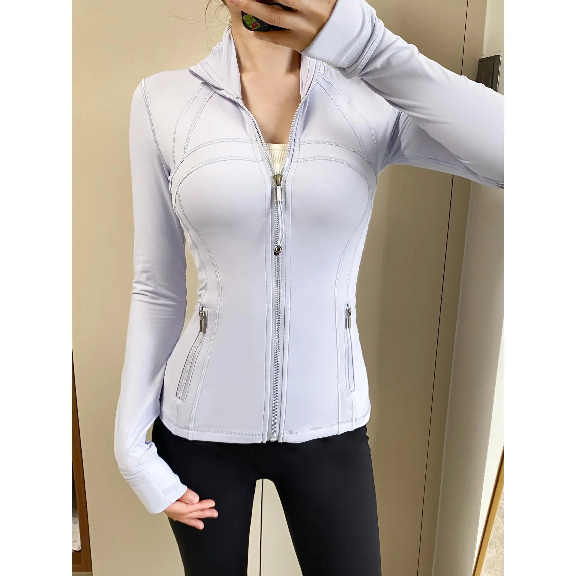 Lavender Frost Purple [Silver Zipper]