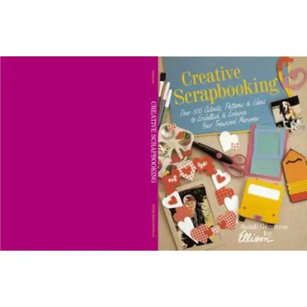 USED Book - Creative Scrapbooking: Over 300 Cutouts, Patterns & Ideas to Embellish & Enhance Your Treasured Memories by Sandi Genovese (Hardcover) - english