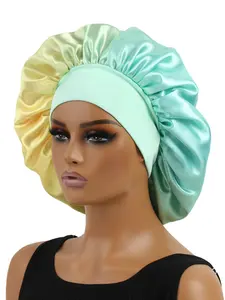 Unisex Wide Brim Sleep Hat, Hair Protection Night Cap, Comfortable Bath Hat, Gentle Care Design, Frizz, Ideal for Men Seeking Soft Treatment, Haircare