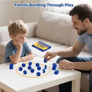 Magnetic Effect Chess Leisure Game, Interactive Tabletop Logic Thinking Toy, Magnetic Attraction Family Board Game for Kids, Magnetic Chess Set
