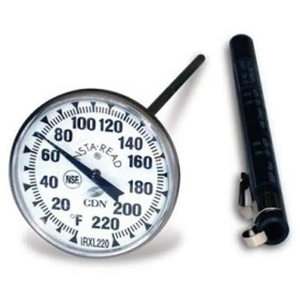 CDN IRXL220 ProAccurate Insta-Read Kitchen Thermometer, Large Dial Cooking Utensil
