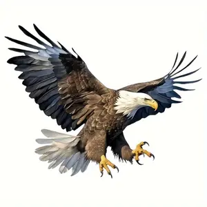 1 Flying Eagle Sticker Suitable for Cars, Trucks, SUVs, Windows, Vinyl, Laptops, Walls, Motorcycles, Scratch Covering, Anti-scratch Sticker, Car Stickers, Car Decals