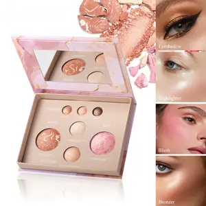 7-Colour Multi-Function Blush Palette Makeup: All-in-one blush and highlighter for the face. Brightens and contours for a natural finish. Waterproof and long-lasting. Smooth application with no caking. Blush powder suitable for all skin tones.