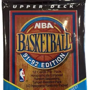1991-92 upper deck NBA basketball pack