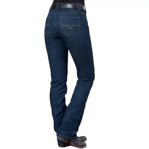 Kimes Ranch Women’s Betty Mid-Rise Straight Leg Jeans