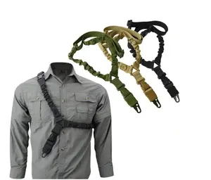 1pc Outdoor Multi-Functional Equipment Universal Nylon Strap Quick Release Shoulder Strap Hanging Rope Single/Double Point Sling