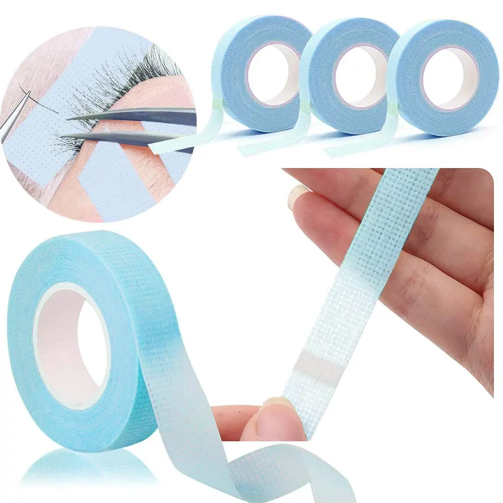 5/10/20 Rolls Lash Bonding Tape, Breathable Blue Eyelash Tape, Micro-Pore Fabric, Eye Makeup Tape, Designed for Lash Extensions