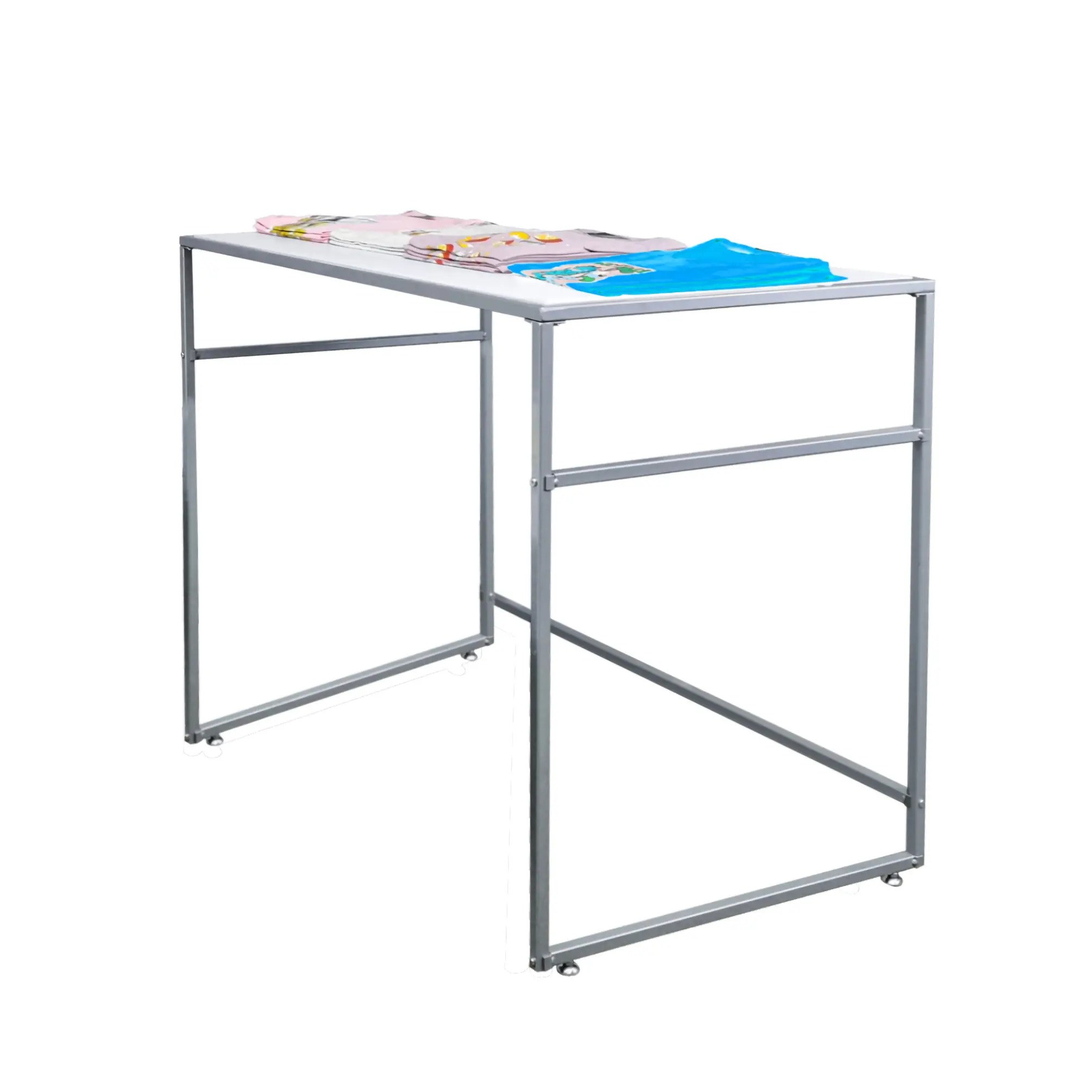 FixtureDisplays® Returned Uniit, 41.4 X 24 X 33"  Table for Home, Offic, Garage, Retail and Exhibition Displays, Has scratches Chips RTN119995-BIG TABEL
