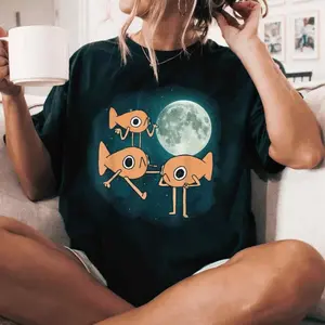 Le Poisson Steve Shirt, Funny Meme Sweatshirt, Cute Animal Shirt,Funny  Orange Fish Shirt, Trending Shirt