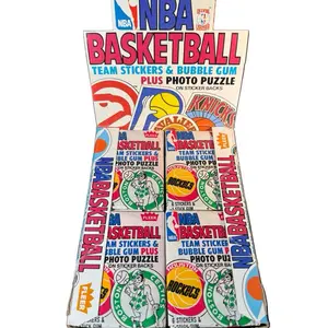 1981-1982 Fleer Basketball Factory Sealed Sticker Pack - Single Pack - 6 Stickers per pack