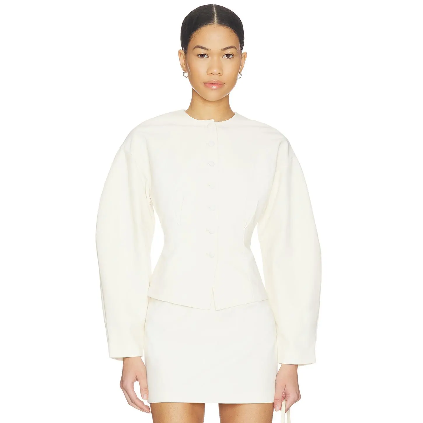 ALL THE WAYS Mamie Blazer in Ivory