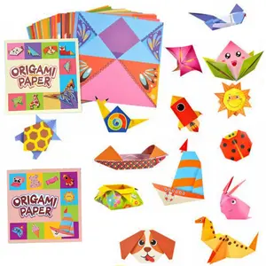 108 Sheets Craft Origami Paper Kit, 54 Designs DIY Art & Crafts Supplies, Colorful Folding Papers Set, Projects, Gifts, Activity, Origami Flowers