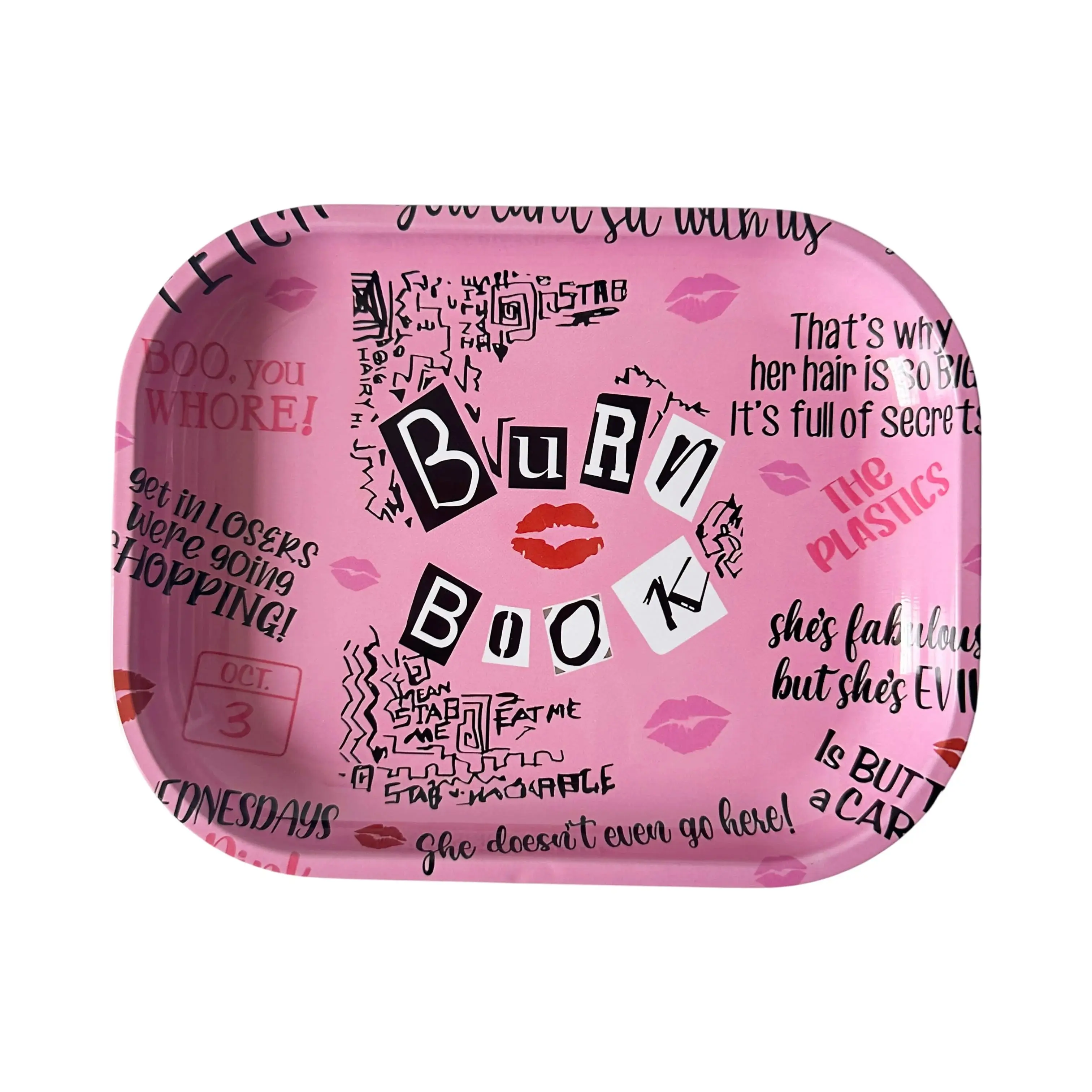 Pink Burn Tray