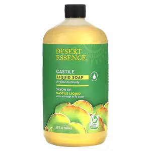 Desert Essence Castile Liquid Soap, 32 fl oz (946 ml)