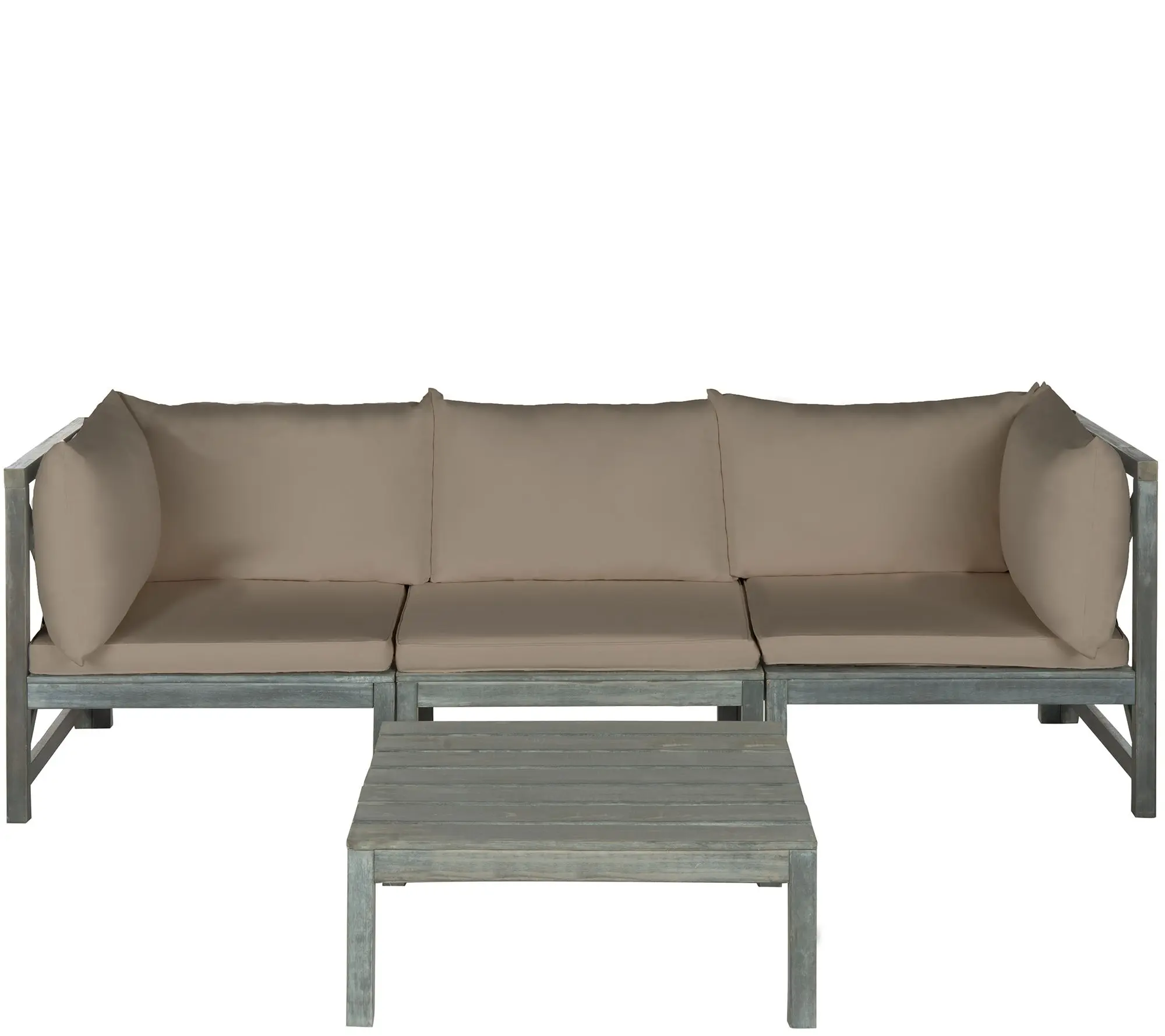 Safavieh Lynwood Modular Outdoor Sectional withCoffee Table