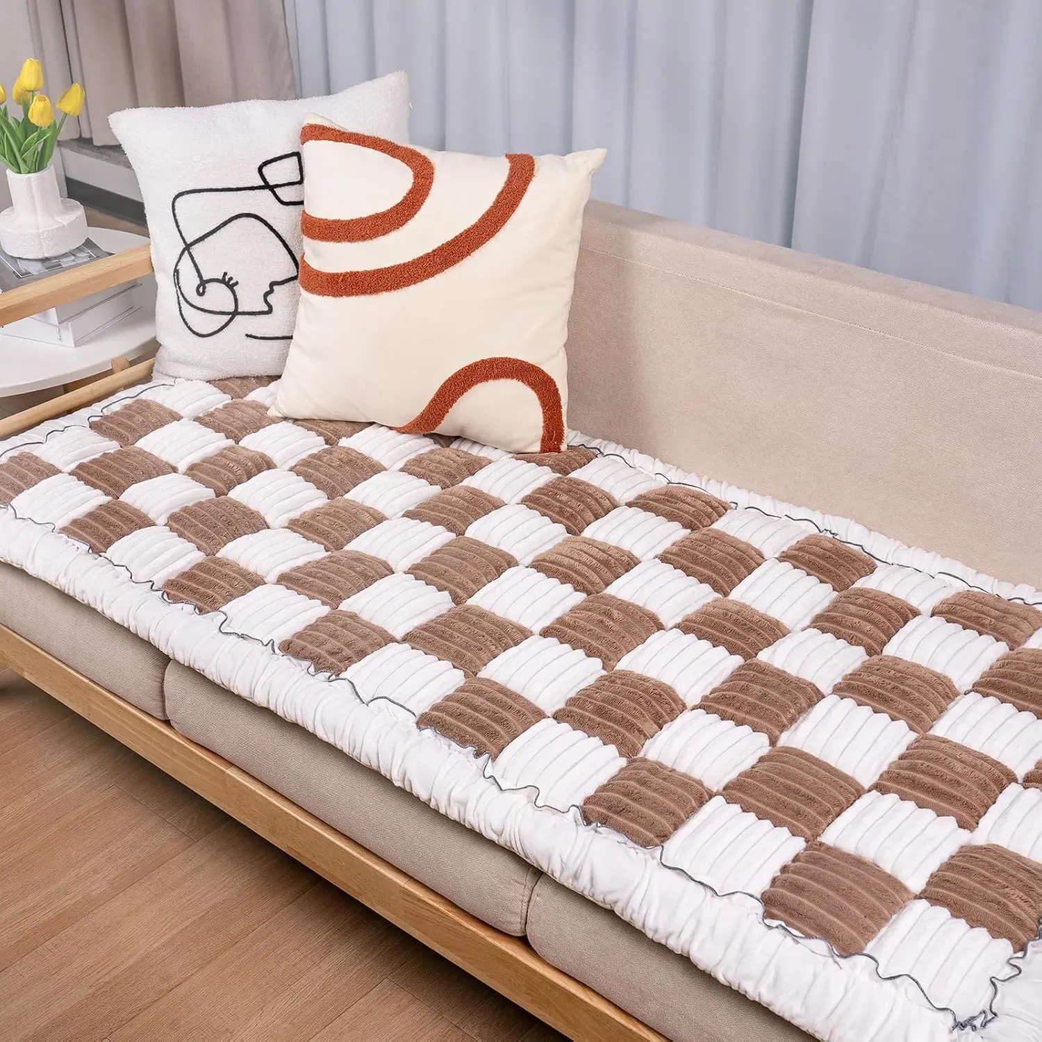 Large Dog Couch Cover Protector Washable Pet Bed Mat - Soft Blanket Sofa Cover for Dogs Pet-Friendly Furniture Protector Puppy Blanket Home