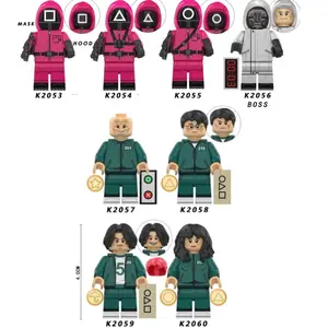 Custom Pop Culture  Minifigurines – Squid Game Characters | MOC Puzzle Assembly Building Block Gift Toy