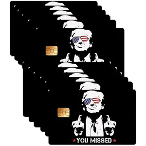 Donald Trump Credit Card Skin - Trump You Missed Debit Card Sticker Skin Cover, Trump Merchandise, Funny Credit Card Stickers Skins for Debit Credit Card, Bank Card Skin Cover, Waterproof Vinyl