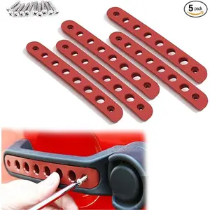 Side Door Handle Inserts Cover Trim Fits for Jeep Wrangler Accessories JK JKU Liberty Sahara & U...