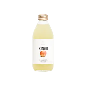 KIMINO Japanese Sparkling Apple Juice Drink 250ml - Zero Fat Low Calorie, No Additives, Refreshing Beverage