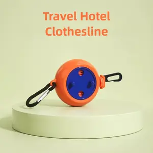 Portable Travel Clothesline - Extra Long 10m Durable Laundry Drying Rope for Hotel, Travel, Outdoor & Indoor Use