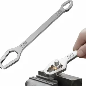 Universal Wrench Double Head Self TighteningWrench, 8mm 24mm Self Tightening UniversalWrench Repair Tools, Adjustable Wrench BoardDouble Head Wrench for Various SituationalMaintenance