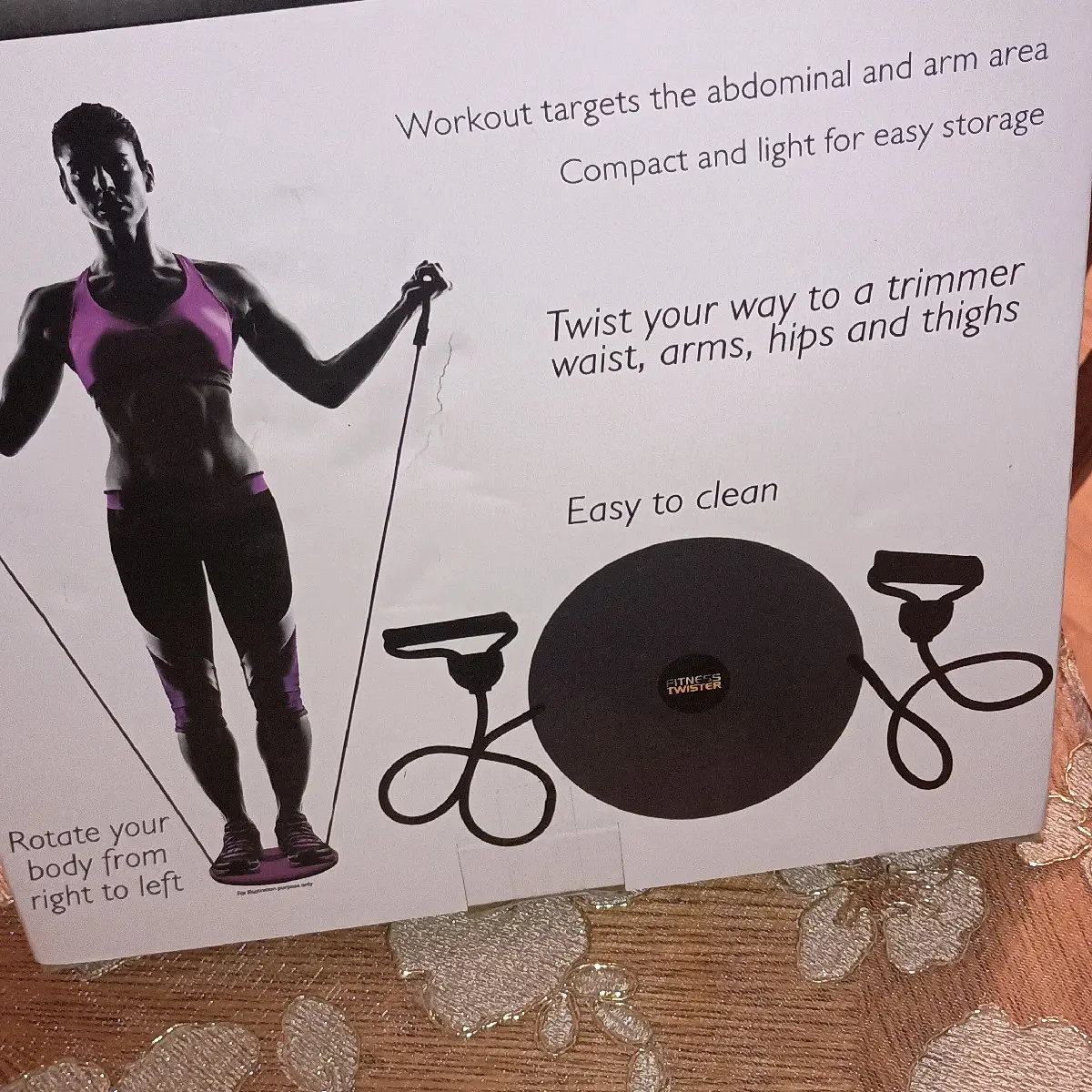 fitness twister just spin from side to side and have fun while