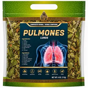 Pulmones Herbal Tea – Lung Support Blend, Natural Loose Leaf Respiratory Wellness Tea, Premium Herbal Compound 4oz