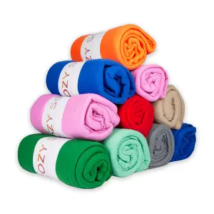 Polar Fleece Assorted Blankets, Polar Fleece Polyester, 50x60 in., Assorted Trending Colors, Buy a Bulk Case of 24