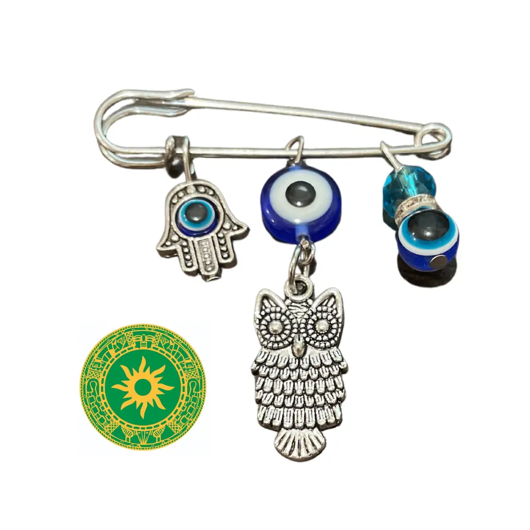Owl and Eyes Amulet