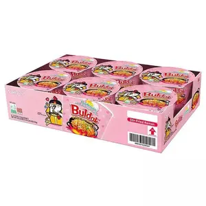 Samyang Buldak Ramen Carbonara Hot Chicken Flavor ( Bowl ) pack of 6