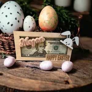 Easter bunny money holder
