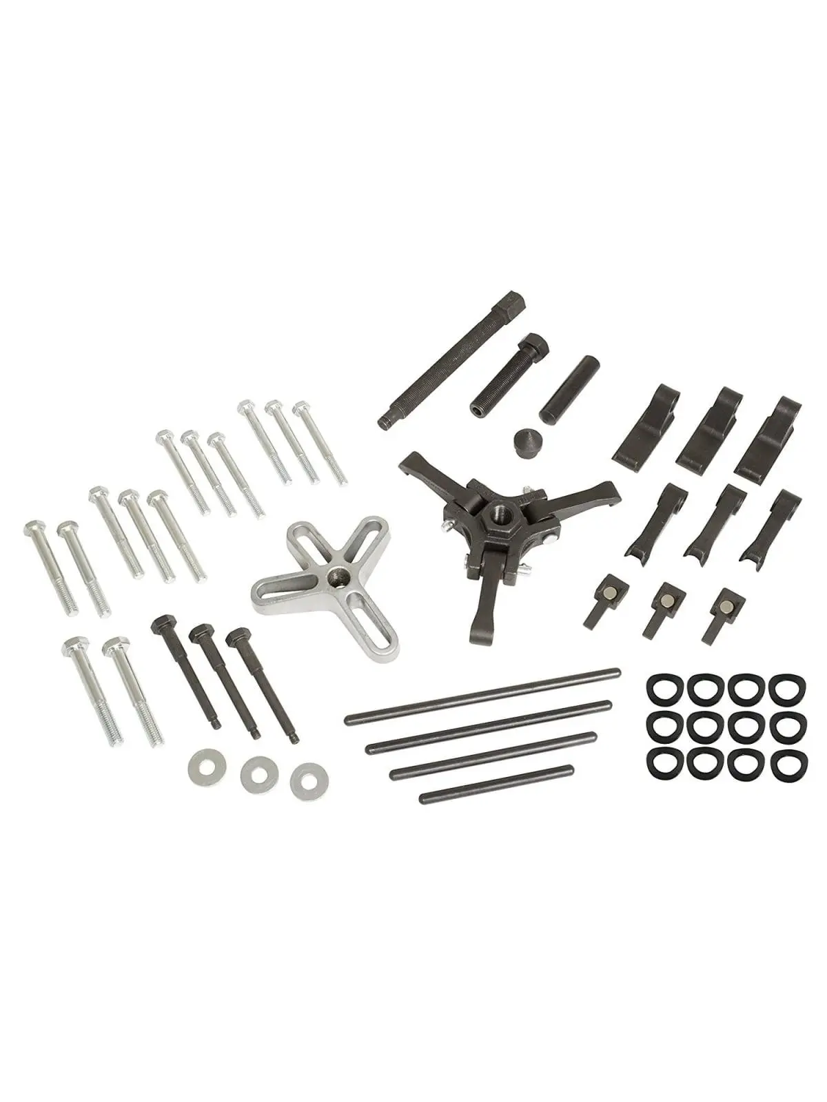 Lisle Master Harmonic Balancer Puller Kit - Automotive Engine & Transmission Repair Tools, Interchangeable for GM V6 Engines, Damper Puller for Balancer Removal, 1-Pack Standard Set, Adapters