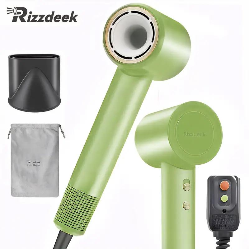 Rizzdeek High-Speed Hair Dryer Series, 4 Intelligent Temperature Control Ergonomic Design - Bids Farewell to Static Electricity and Frizz, Plasma Ion Technology, Bids Farewell to Static Electricity and Frizz,Perfect Present for Women Friend Family Gift