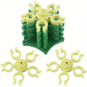 2pcs 60-Spool Sewing Bobbins Tower Storage Clips Stand with Plastic Holder Clamps for DIY Embroidery and Sewing Machine Organization Sewing Tools Sewing Supplies Crafts