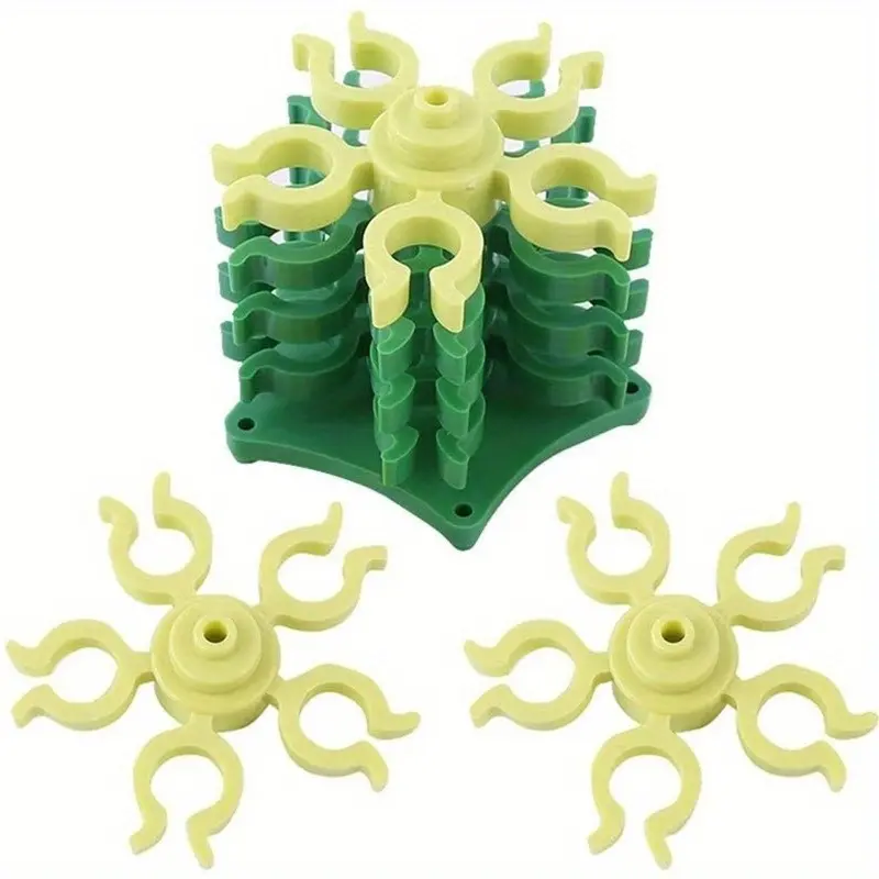 2pcs 60-Spool Sewing Bobbins Tower Storage Clips Stand with Plastic Holder Clamps for DIY Embroidery and Sewing Machine Organization Sewing Tools Sewing Supplies Crafts