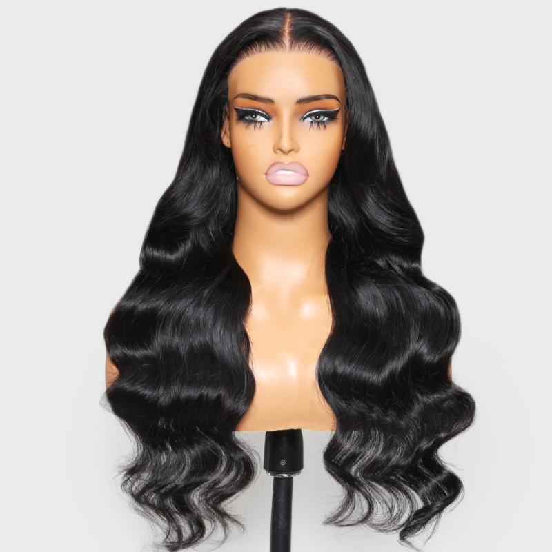 UNice Bye-Bye Knots Body Wave Wig Glueless Pre-cut 7x5 HD Lace Closure Human Hair Wigs with Pre Plucked Hairline Knotless Beginners Friendly