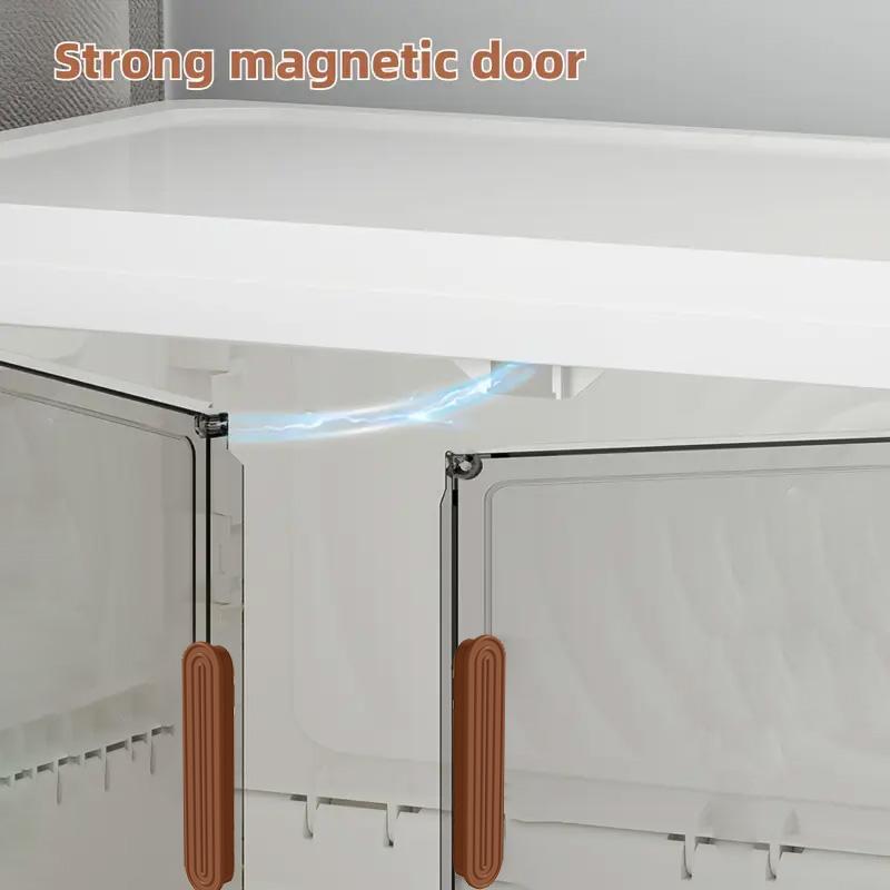 60cm 2-3-4-5 layers Collapsible Storage Bins with Lids, Folding Storage Box For Home, Kitchen and Office,Stackable Closet Organizer with wheels, With Doors Cube Storage Containers 60cm 2-3-4-5 layers Collapsible Storage Bins with Lids, Folding Storage Box For Home, Kitchen and Office,Stackable Closet Organizer with wheels, With Doors Cube Storage Containers