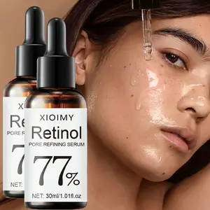 2pcs Retinol Pore Refining Serum, Strong Hydration, Contains Retinol, Niacinamide, Hyaluronic Acid, Collagen, Smooths, Moisturizes, Tightens Pores
