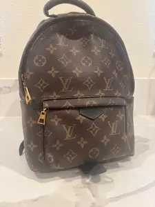 Pre-owned Coated Canvas Backpacks Louis Vuitton Palm Springs Backpack