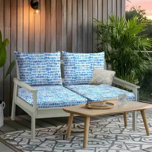 Blue Rain Outdoor Slipcovers, Compatible with IKEA Arholma Kuddarna