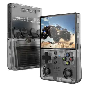 R40xx Promax Handheld Game Console, Upgraded R36s, Dual Joysticks, Online Multiplayer, 4.2 Inch HD Screen, WiFi, Retro Arcade Style, Wireless Portable Console