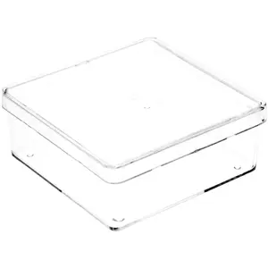 Pioneer Plastics Clear Square Plastic Container