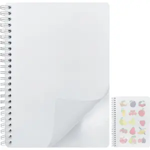 Sticker Collecting Book Storage Album Stickers Organizer Collection Notebook for Adults with Clear Plastic Cover 40 Sheets Blank Release Paper A5 Size
