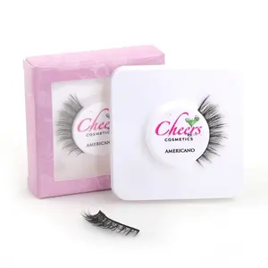 Americano Eyelashes - Black Cotton Eyeliner Effect Band for Realistic and Long-Lasting Eyelash Extensions Makeup Cosmetic Eyelashes Extensions