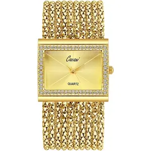 Women Simple  Bangle Bracelet Analog Quartz Wrist Watches Gifts for Ladies